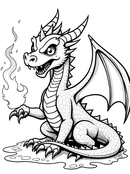 Mieszkańcy magicznego przedmieścia - Smok