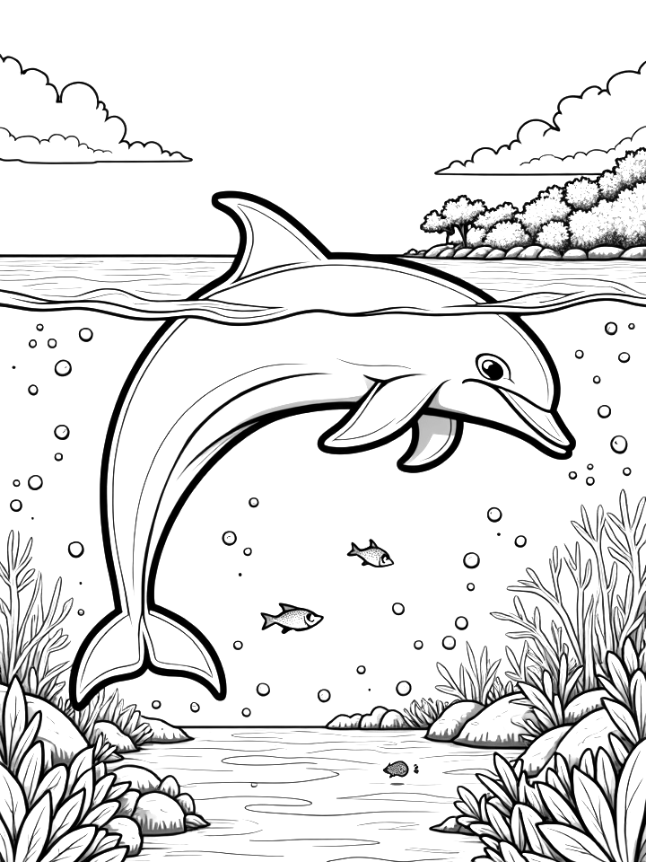 Mieszkańcy oceanów - Delfin