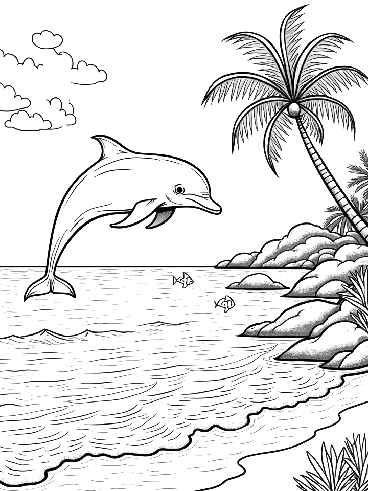 Mieszkańcy oceanów - Delfin