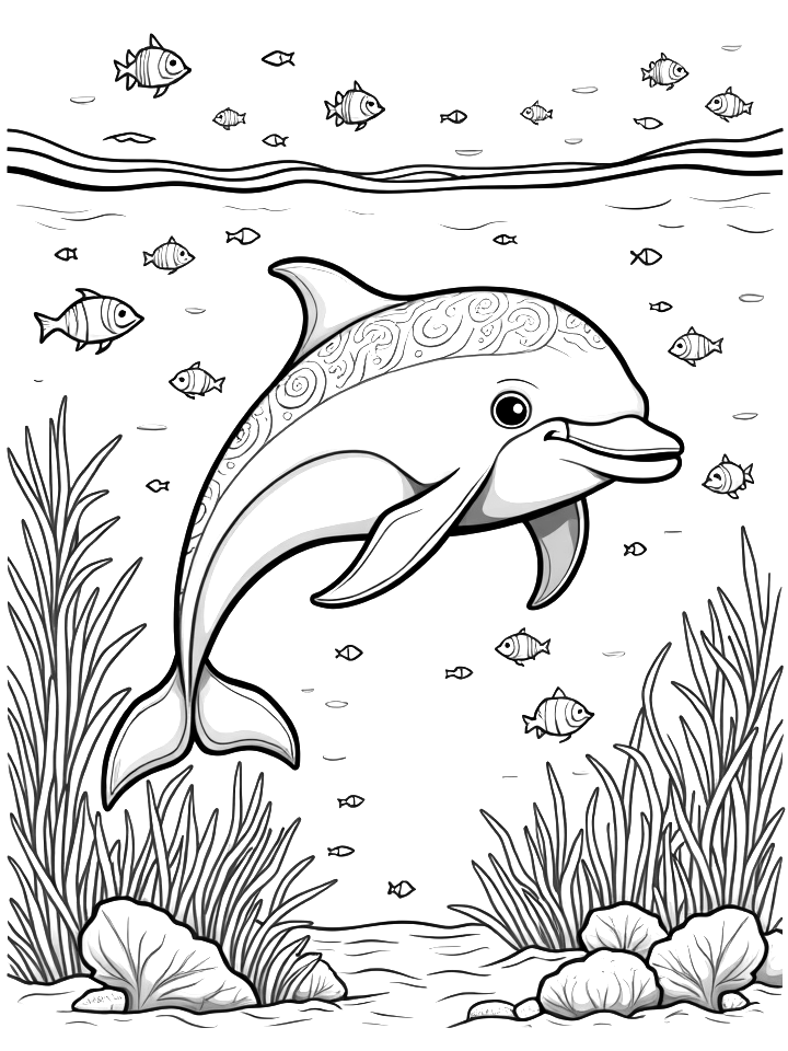 Mieszkańcy oceanów - Delfin