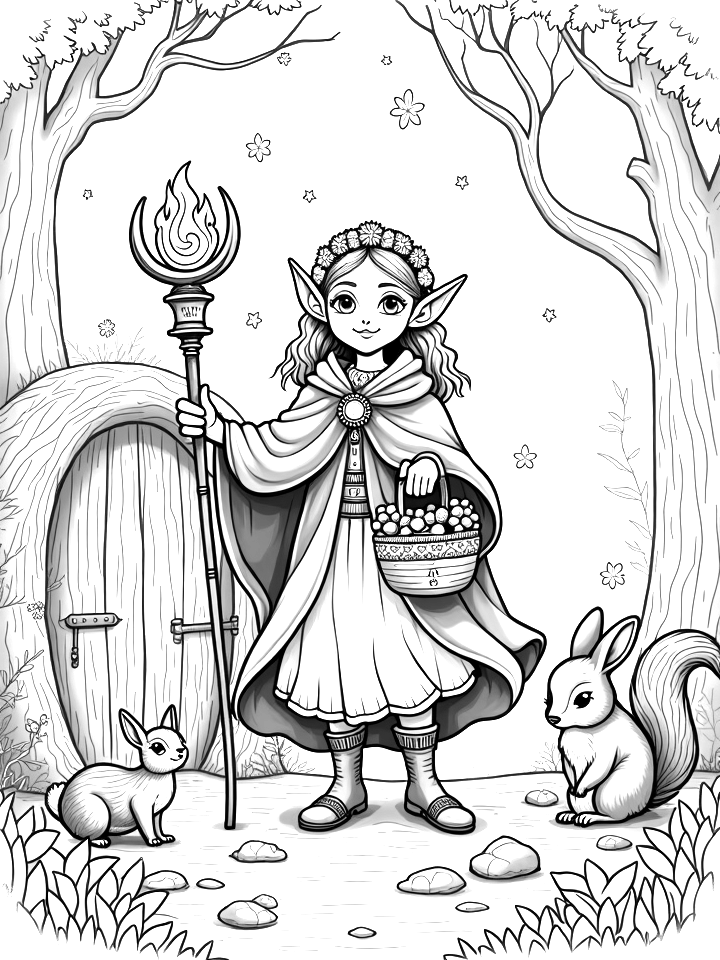 Mieszkańcy magicznego przedmieścia - Elf