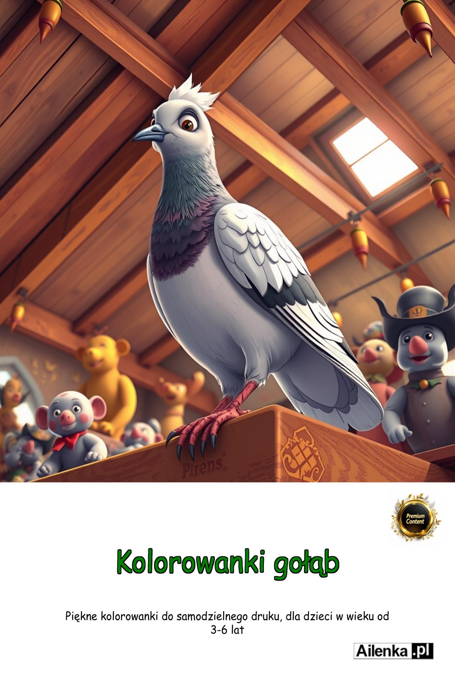 Mieszkańcy starego strychu - Gołąb